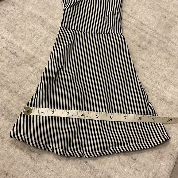 Rebel Sugar Black and White Bell Sleeve Blouse - Picture 8 of 9